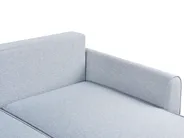 Corner Sofa Bed 3 Seater SIMRIS with Storage Fabric Light Blue Left Hand_950966