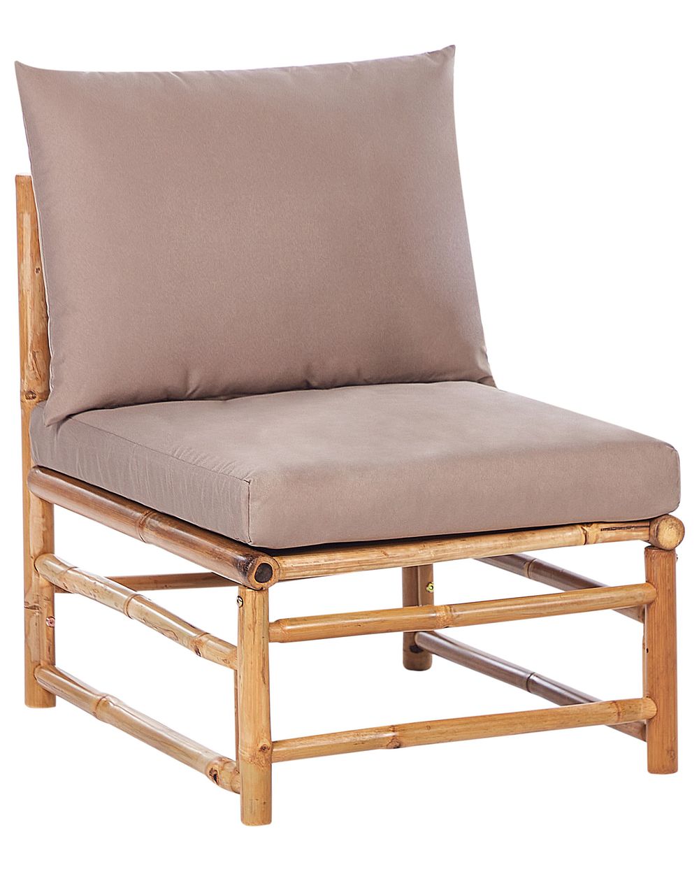 Garden 1-Seat Section CERRETO Bamboo Taupe