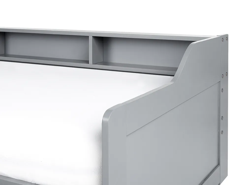Trundle Bed Pine Wood EDERN 90 x 200 cm (EU Single) Grey_945973