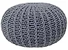 Pouffe CONRAD Cotton Dark Grey