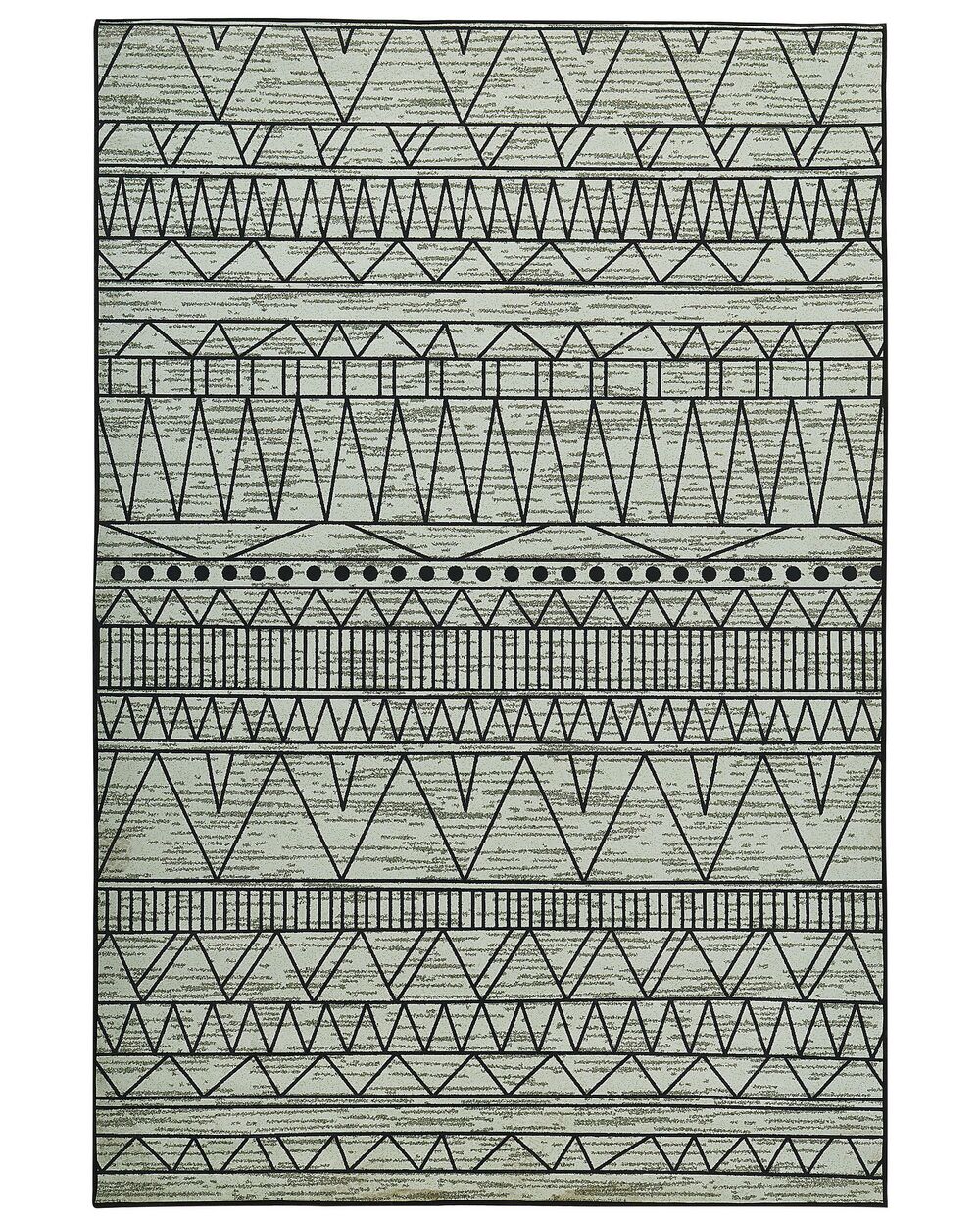 Alfombra KEBAN Negro 160 x 230 cm