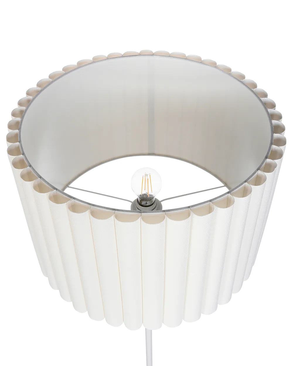 Lampada da pavimento LOURENS Metallo Bianco sporco_930140
