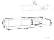 TV Stand NIKEA Light Brown_874992