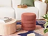 Pouffe SUMPTER Boucle Golden Brown
