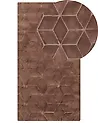 Faux Fur Rug THATTA Brown 80 x 150 cm