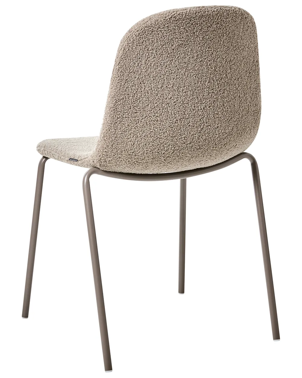 Set of 2 Conference Chairs LOMA Boucle Taupe_989940