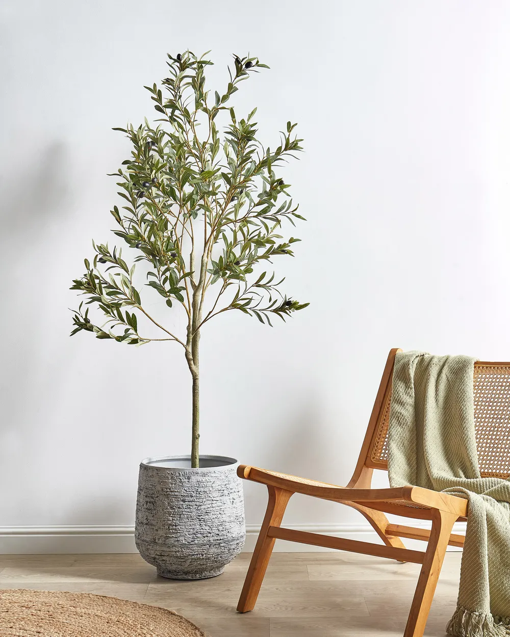 Sztuczna roślina OLIVE TREE 153 cm Zielony