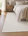Teppich ELLEK Weiß 140 x 200 cm Wolle