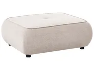 Sofa 3 Seater SALLA with Ottoman Boucle Beige_1058124