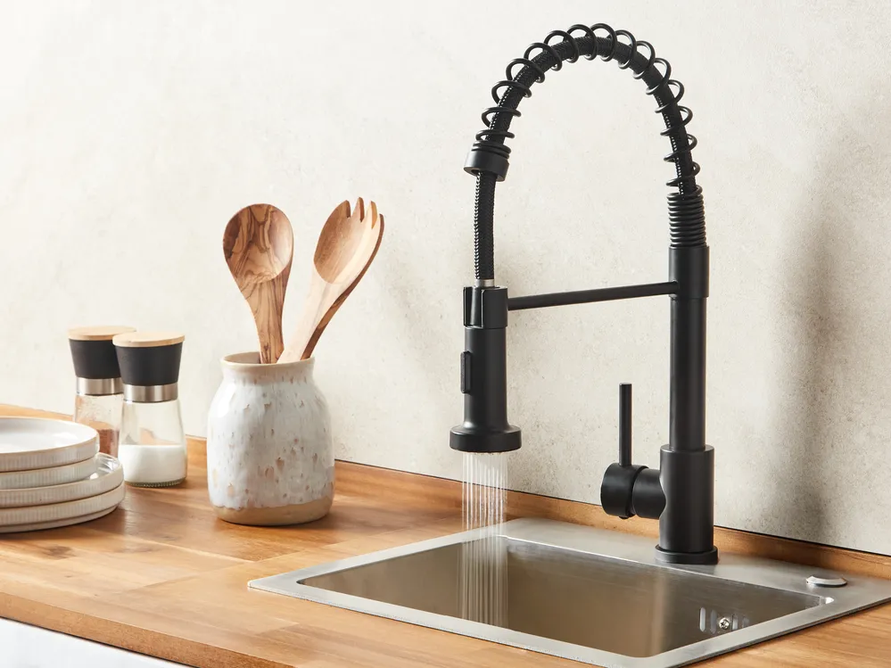 Kitchen Spring Coil Tap MAIHUE Black_999823