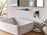 Bateria umywalkowa podtynkowa KARUAY Mosiądz Srebrny_1184689