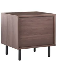 1 Drawer Bedside Table NIKEA Dark Brown_1061187