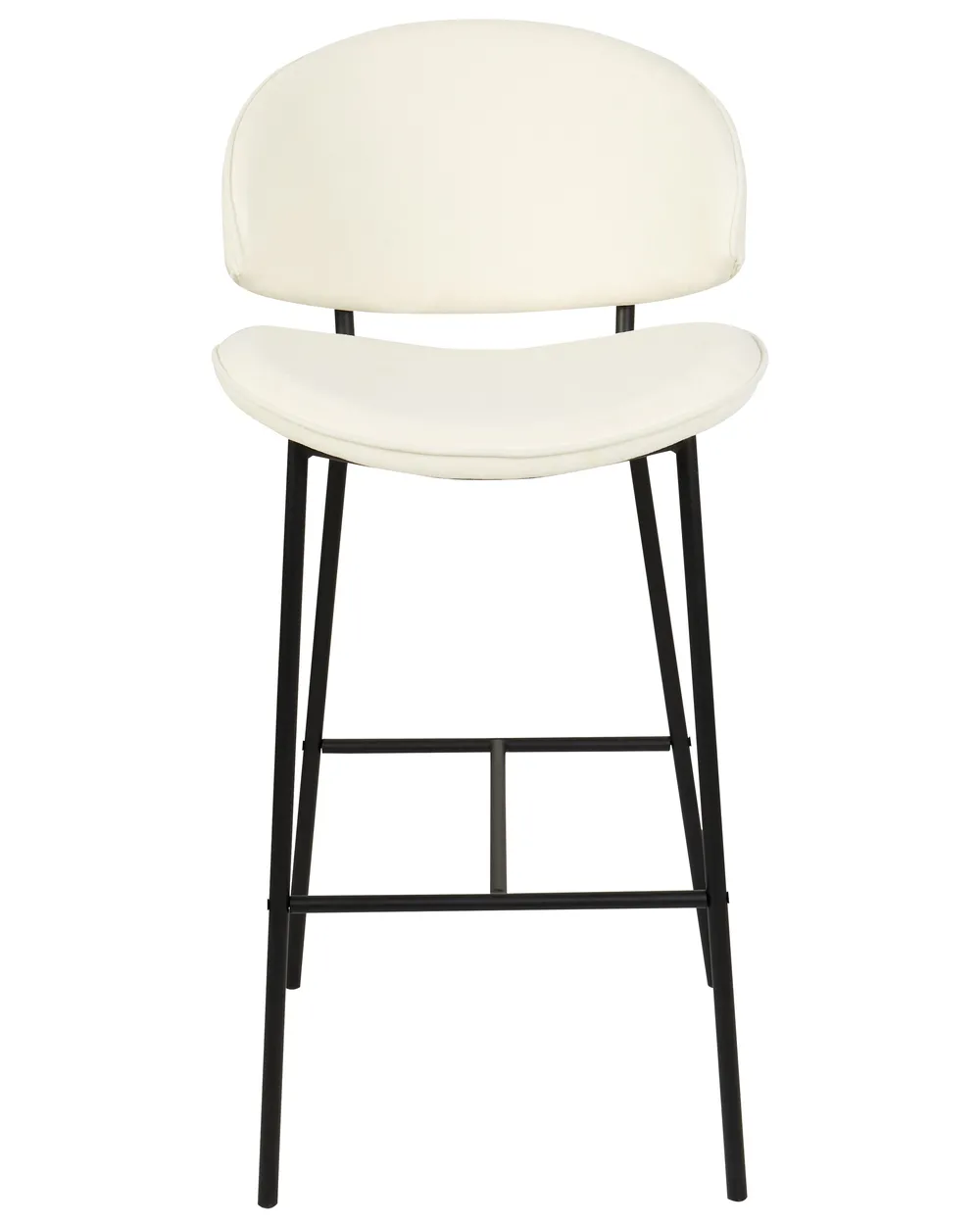 Set of 2 Bar Chairs KIANA Light Beige_908108