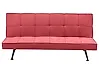 Sofa Bed 2 Seater HASLE Fabric Red