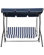 Patio Swing CHAPLIN Metal Dark Blue_688971