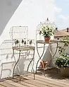 2 darabos polcrendszer szett SICILY 43/37 cm 122/90 cm Fém Fekete