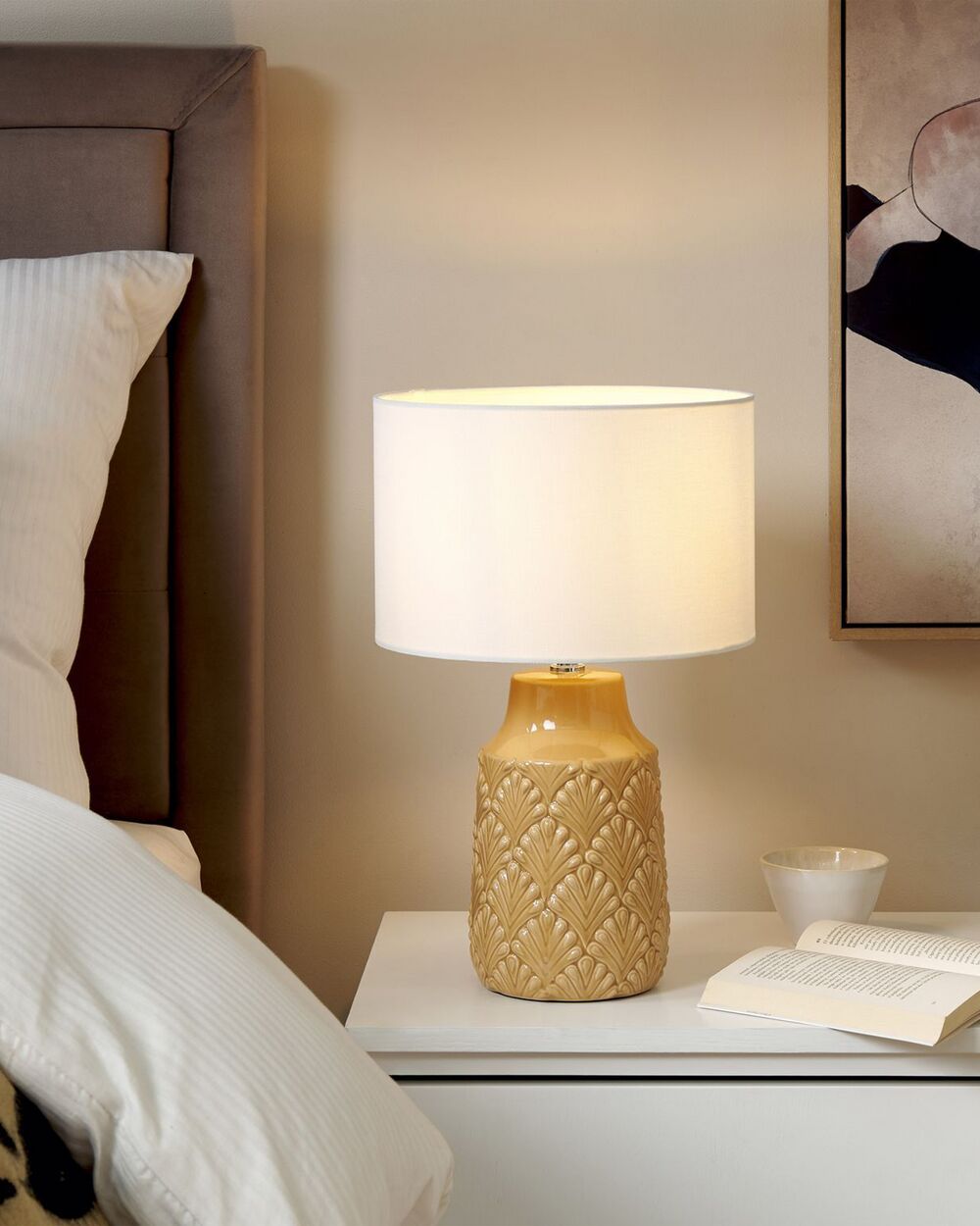 Table Lamp BALAO Ceramic Yellow