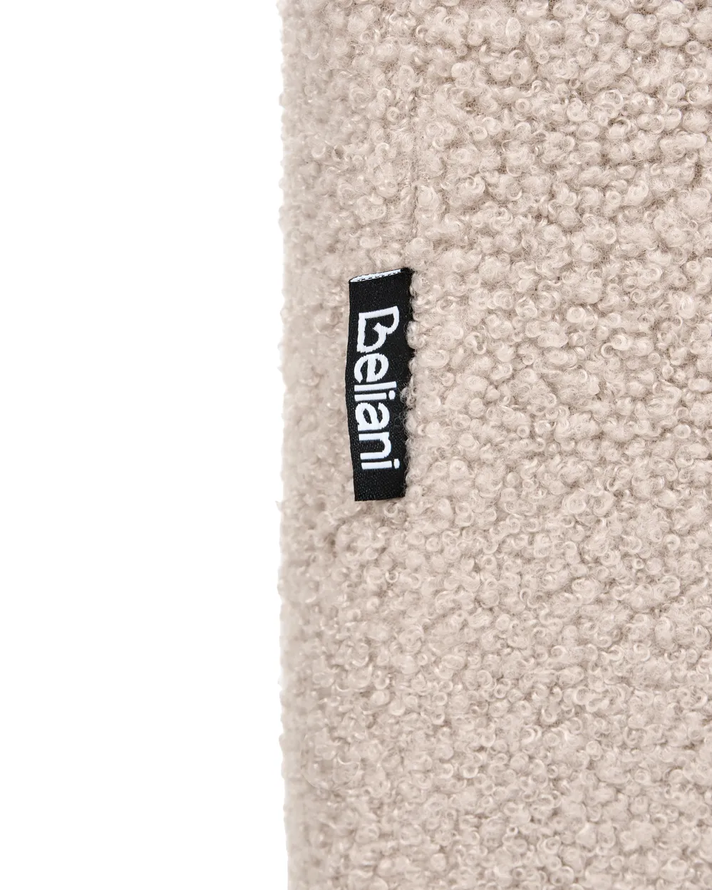 Rocking Electric Recliner Chair FOBOS Swivel Boucle Light Beige_1078707