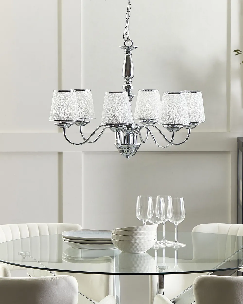 Chandelier BRADANO Metal Silver_875274