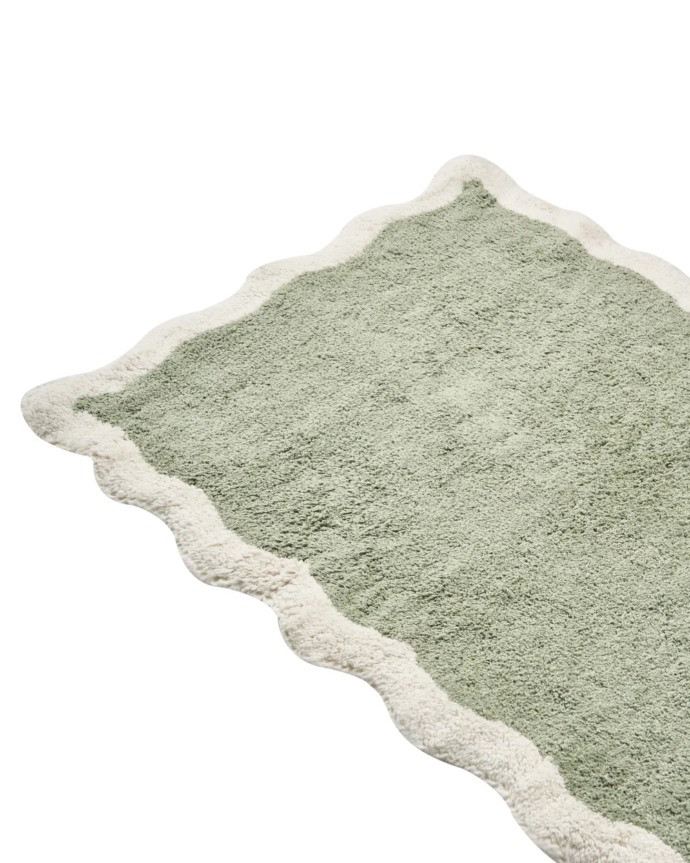 Tappeto da bagno NANGAL Verde 60 x 90 cm Cotone_1025927