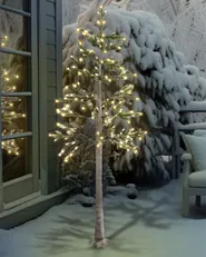 Dekoracja ogrodowa LED ALBIONI 180 cm Drzewko Biały_937664