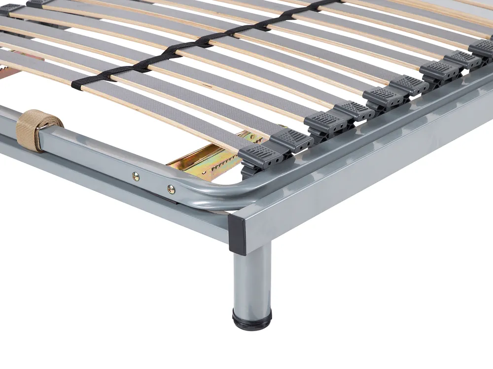 Manually Adjustable Bed Frame RESPITE 90 x 200 cm (EU Single) Silver_752114