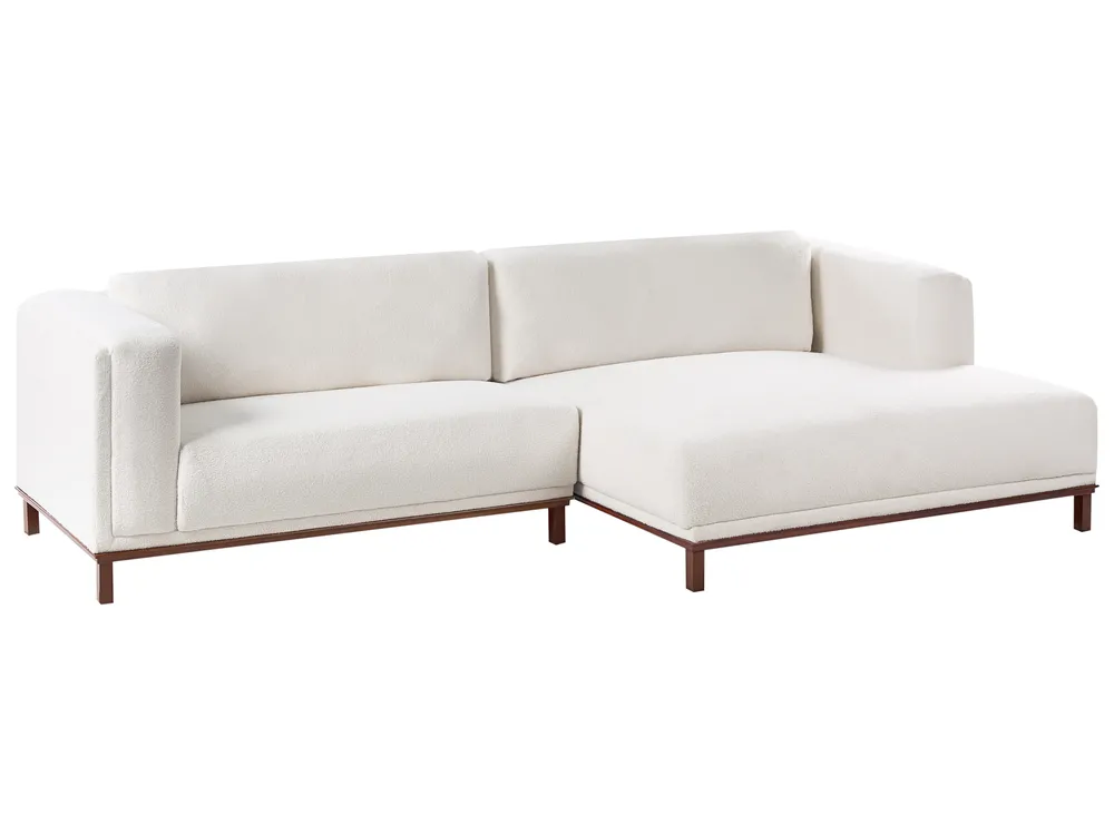 Corner Sofa 4 Seater VENG Boucle Off-White Left Hand_1006968
