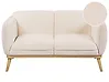 Sofá 2 plazas LJUNG Bouclé Beige claro