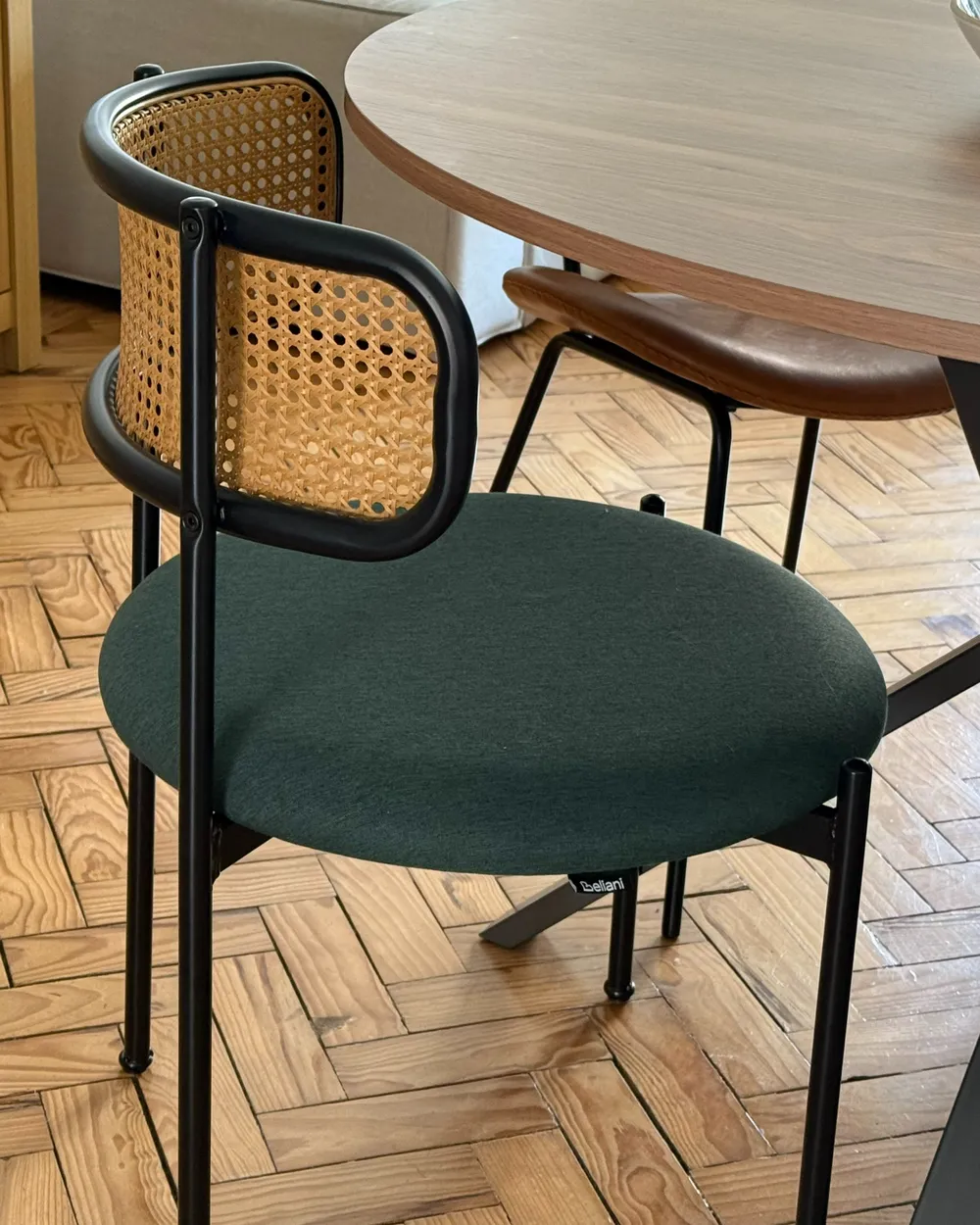 Set of 2 Dining Chairs ANDOVER Metal Green_983860