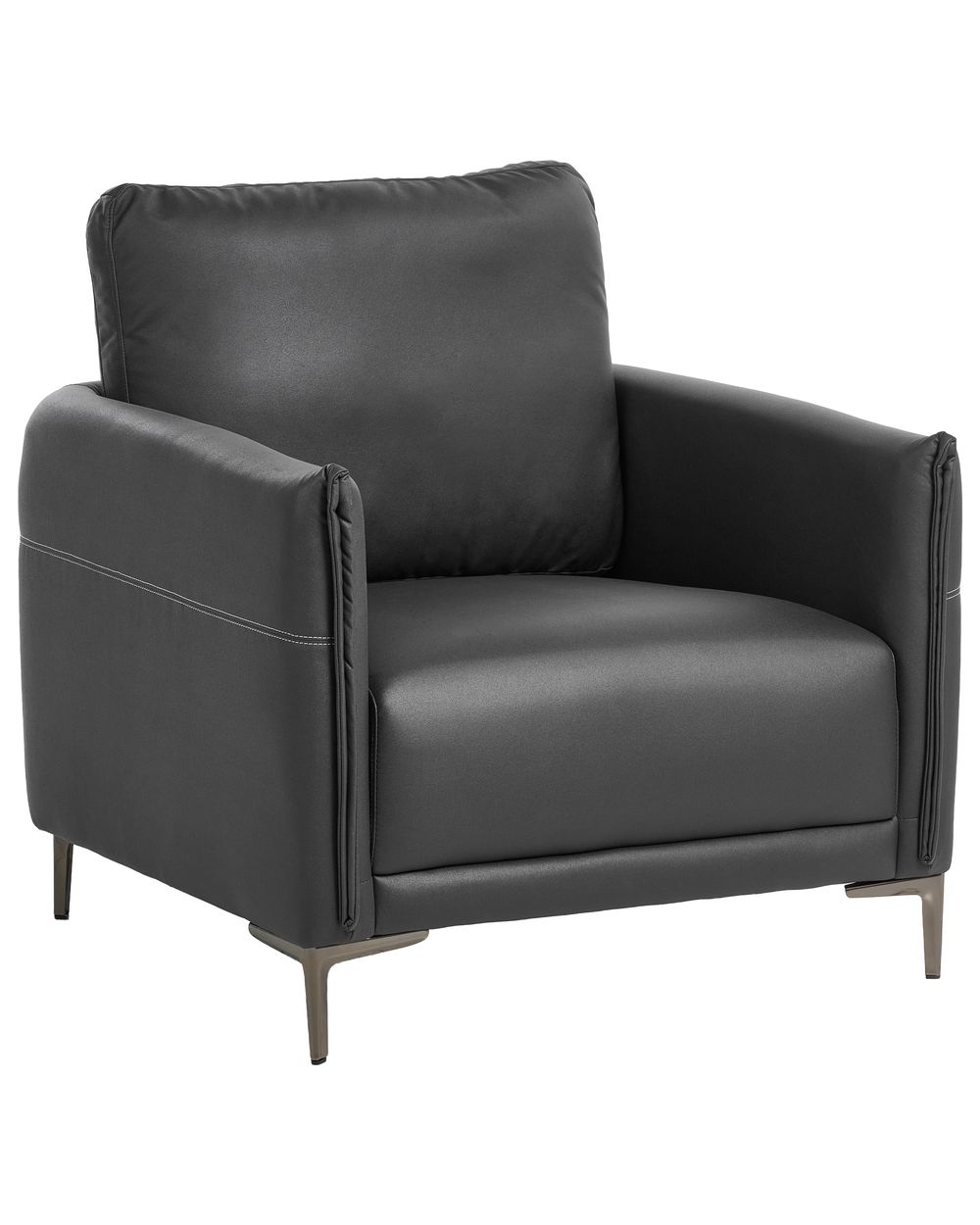 Sessel CILENS Stoff Schwarz