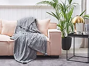 Couverture KAWERI 150 x 200 cm Gris_1180266