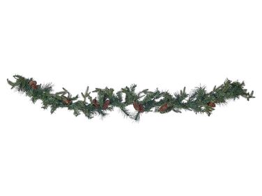 Zöld karácsonyi füzér égősorral 180 cm KAMERUN