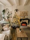 Zasněžený umělý vánoční stromek 210 cm bílý TOMICHI_836731