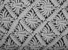 Conjunto de 2 almofadas decorativas em macramé de algodão cinzento 45 x 40 cm KIZKALESI_769001