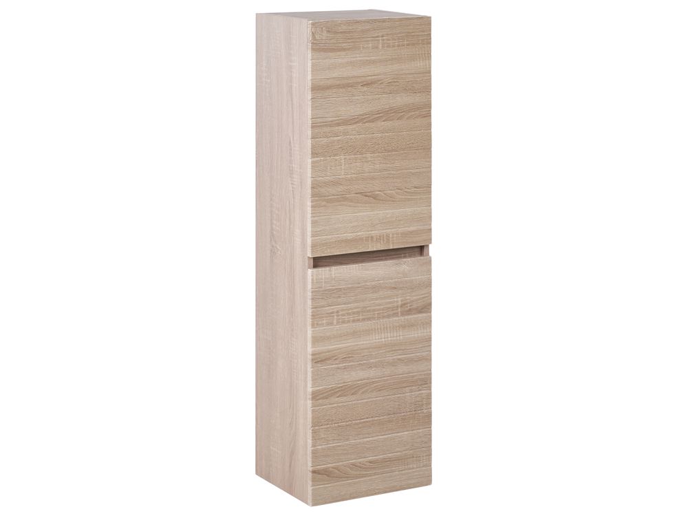 Armoire murale de salle de bains URUCU 35 cm Marron clair