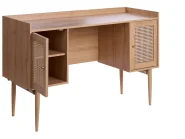 Biurko RATANA 130 cm 50 cm Jasnobrązowy_1046847