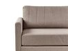 3 Seater Fabric Sofa Light Brown MALA_934109