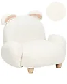 Sillón infantil Conejo KANNA Bouclé Blanco crema