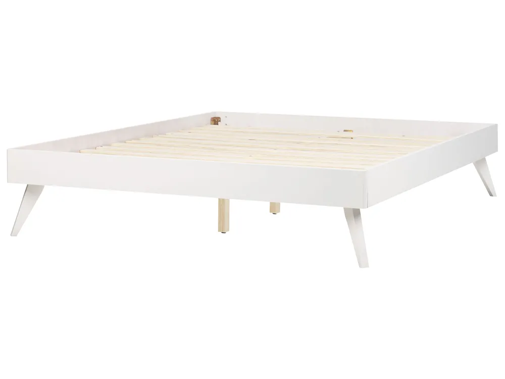 Bett ohne Kopfteil BERRIC 160 x 200 cm Weiß_912493