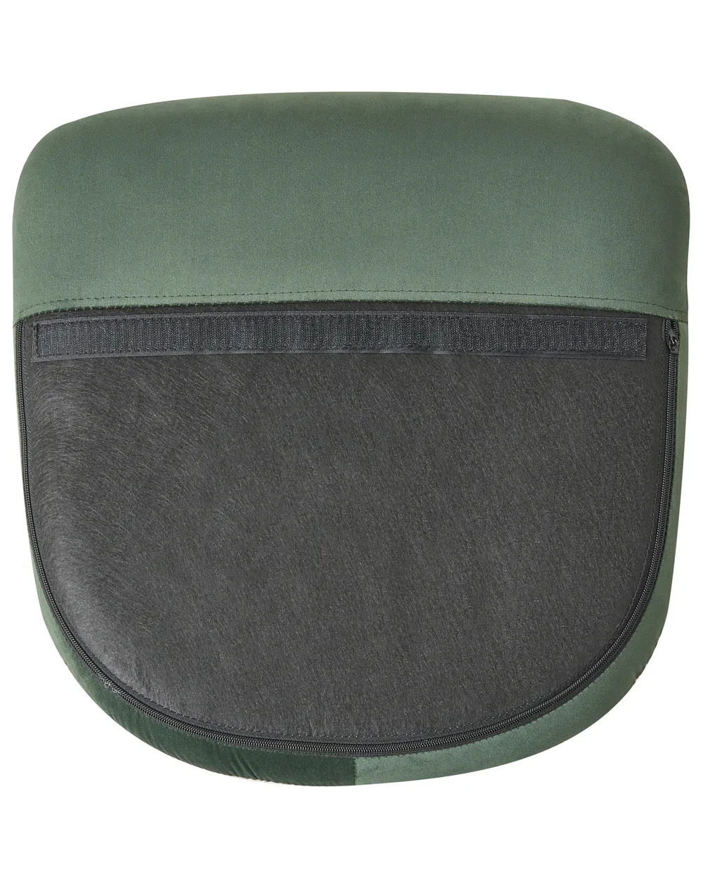 Poltrona a dondolo ELLAN Velluto Verde scuro_822947