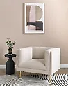 Armchair MOEN Fabric Light Beige