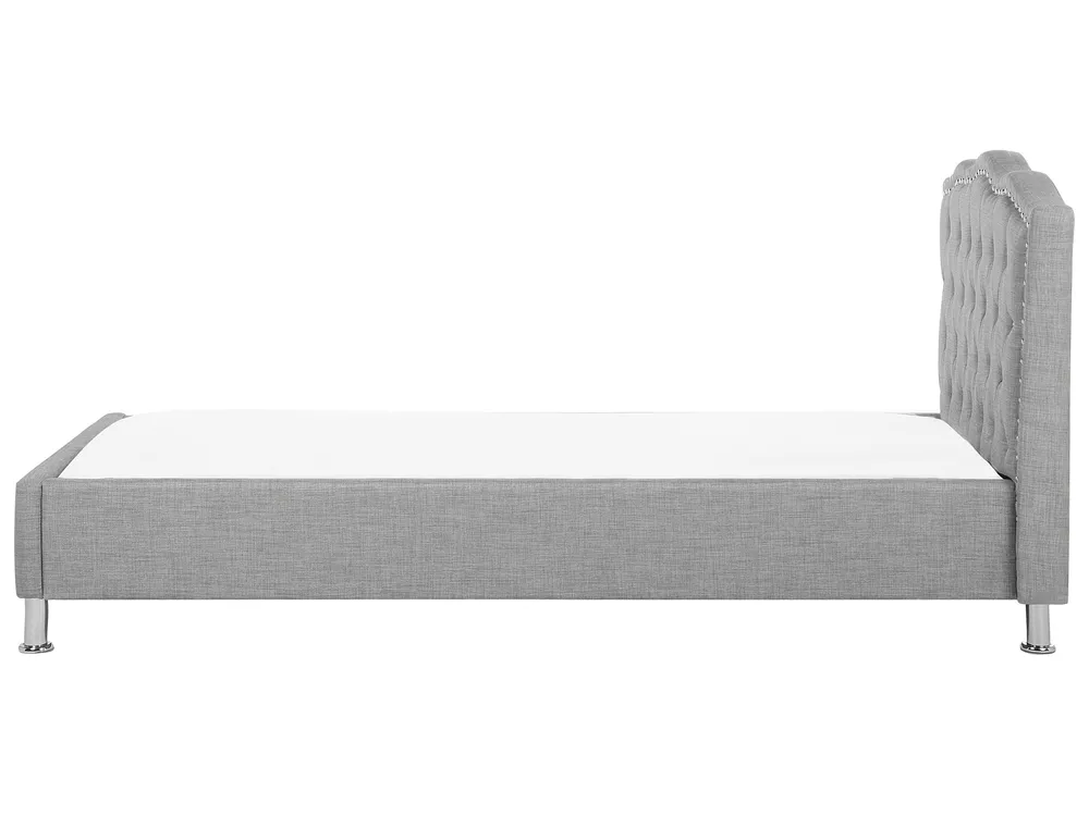 Bed Fabric METZ 90 x 200 cm (EU Single) Light Grey_799446