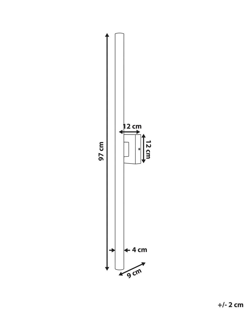 Applique a LED per esterni ANISH Nero_1094818