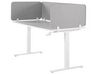 Desk Screen 180 x 40 cm Light Grey WALLY_800763