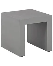 Zestaw 2 krzeseł ogrodowych TARANTO Beton Szary_775816