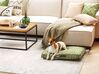 Faux Linen Pet Bed 70 x 50 cm Green PAYAS_826708