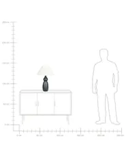 Table Lamp MATINA Ceramic White_860338