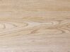Mesa de comedor madera clara/negro 180 x 90 cm GRAHAM_755620