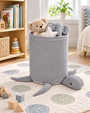 Panier enfants Tortue TANDA Coton Gris_1185295