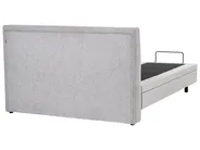 Adjustable Bed Fabric VICEROY 160 x 200 cm (EU King Size) Light Grey_1044420